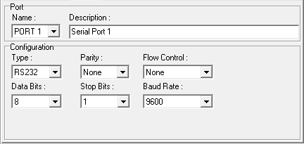 EDG configuration utility port