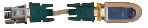 Waage über USB-RS232-Adapter